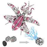 Piececool 3D Metal Model Kits, Mini Mantis - Metal Model Building Kits DIY Assembling Handcraft Kits 3D Puzzles for Adults, Best Gifts Piececool