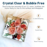 Teexpert Deep Pour Epoxy Resin, 51oz Epoxy Resin Kit for 2-4" Pour Depths, Crystal Clear & High Gloss, Bubble-Free Casting Resin for Flower Teexpert