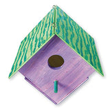 Unfinished Wood Birdhouse, Unassembled (Pack of 12) S&S Worldwide