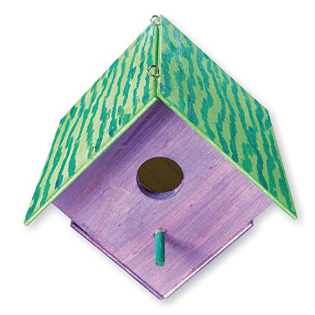 Unfinished Wood Birdhouse, Unassembled (Pack of 12) S&S Worldwide