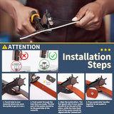 XOOL 2 in 1 Leather Hole Punch Eyelet Tool Kit, Metal Eyelets for Fabric, Hole Puncher, Grommet Pliers, for Shoes Leather Clothes Belt XOOL