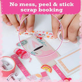 jackinthebox DIY Journal for Girls Ages 8-12 | 242 PCS | Scrapbook Kit | Tween Girls Gifts | Girls Journal Kit | Includes 10 fun guided spreads | jackinthebox