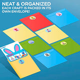 Arts and Crafts Kit for Kids Ages 3, 4, 5, 6 – Craft 8 Cute Animal Projects – Gift Crafts Set for Girls & Boys Ages 4-8 LC Crafts