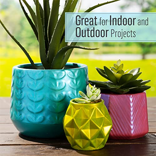 FolkArt Acrylic Pastel 2 fl oz Premium Metallic Finish Paint, Perfect for Easy to Apply DIY Arts and Crafts, 12005 Color Shift PASTL Pink, (Pack of FolkArt