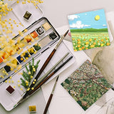 FSWCCK 10 Pcs 6x6 Wood Panel Boards, Unfinished Wood Canvas Wooden for Crafts, Painting Canvas, DIY Art Projects, Pouring, Arts Use with Oils, FSWCCK