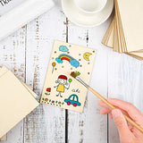 Ruisita 60 Pieces 6 x 4 Inch Rectangle Unfinished Wood Pieces Blank Sharp Corners for DIY Hand-Made Project and Home Decor Ruisita