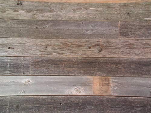 Rustic Weathered Reclaimed Wood Planks for DIY Crafts, Projects and Decor (6 Planks - 36" Long)