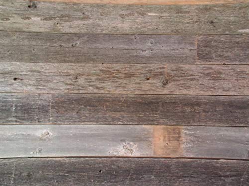 Rustic Weathered Reclaimed Wood Planks for DIY Crafts, Projects and Decor (6 Planks - 36" Long) Rockin' Wood