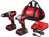 Milwaukee 2691-22 18-Volt Compact Drill and Impact Driver Combo Kit Milwaukee