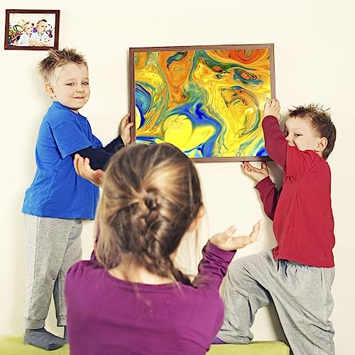 Marbling Paint Art Kit for Kids, Arts and Crafts for Girls Boys Ages 6