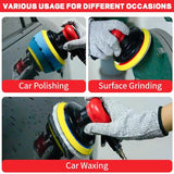 5" Air Random Orbital Sander Pneumatic Palm Sander Da Sander With 10 Pcs Sandpapers 3Pcs Polishing Pads Buffing Pads Kit for Sanding, Finishing, NuoDunco
