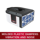 JET AFS-1000C Air Filtration System, Remote Control, 1000CFM, 1Ph 120V (713000) Jet