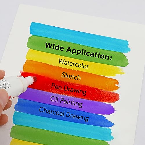 Watercolor Paper Bulk 140lb/300gsm 5x7 inches 30 Sheets Painting Paper Art Supplies for Adults Sketch Pad Water Color Paper Mixed Media Sketchbook OALCQ