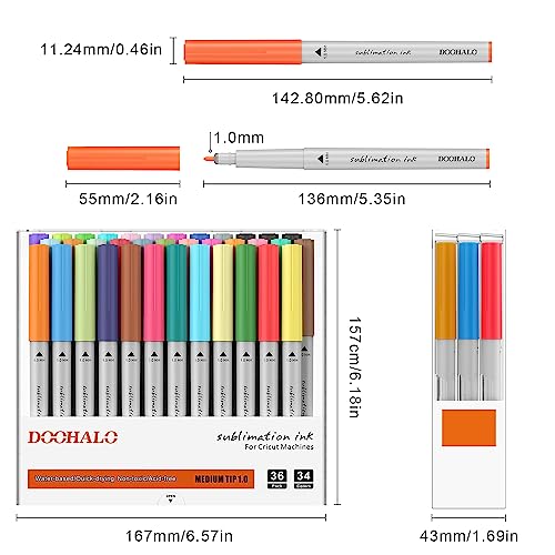  XINART Pens for Cricut Joy Marker Pens Set 36pcs Fine