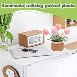 kgxulr Crochet Kit for Beginners, Tulip Crochet Starter Kit Beginner for Complete Beginners Adults, Crocheting Knitting Kit with Step-by-Step Video kgxulr