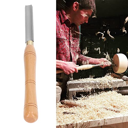 Wood Lathe Chisel, Bowl Gouge Woodturning, Roughing Gouge Lathes Turning Tool Wood Lathe Chisel Beach Handle HHS Middle Inner Arc Blade Turning Tool - WoodArtSupply