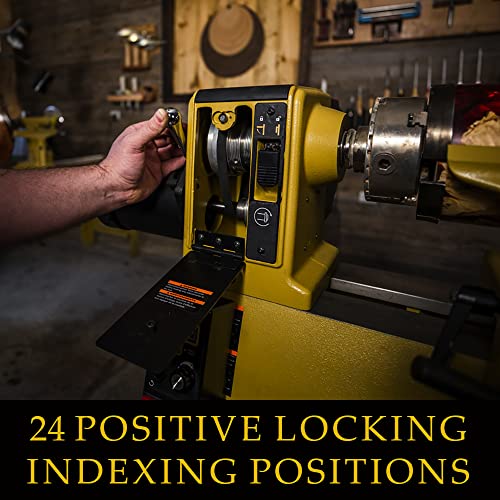 Powermatic 14" x 20" Woodworking Lathe with Stand, 1 HP, 1Ph 120V (Model PM2014) Powermatic