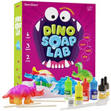 Dino Soap Making Kit for Kids - Dinosaur Science Toys Kits - Gifts for Kids All Ages - STEM DIY Activity Craft Kits - Crafts Gift for Boys and Girls, Dan&Darci