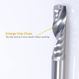 CNC Router Bits,Engraving Bits,End Mill Milling Cutter,Single Flute Spiral Upcut Router Bit,1/8 Shank,Tungsten Steel Engraving Carving Tool Kit for HOZLY