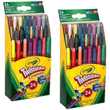 Crayola Crayons, 24 Count Bundle (Pack of 2) Crayola