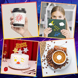 Star Cloud Moon Stencils for Painting Space Paint Stencil for Wall Card Making Art Craft Reusable Stars Template for Kids Drawing on Canvas Fabric yhslmh