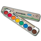 Honeysticks Non Toxic Watercolor Paint Set for Kids and Toddlers - 8 Vibrant and Long Lasting Colors with Brush - Natural and Food Grade Ingredients Honeysticks