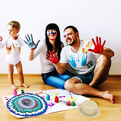 Acrylic Pouring Strainers,12 Pcs Acrylic Paint Pouring Strainers Plastic Flower Strainers Silicone Pouring Drain Basket for DIY Pouring Acrylic Paint FASALX