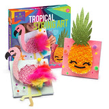 Craft-tastic DIY String Art – Craft Kit for Kids – Everything Included for 2 Arts & Crafts Projects – Features a Fun Flamingo & Pineapple Patterns Craft-tastic