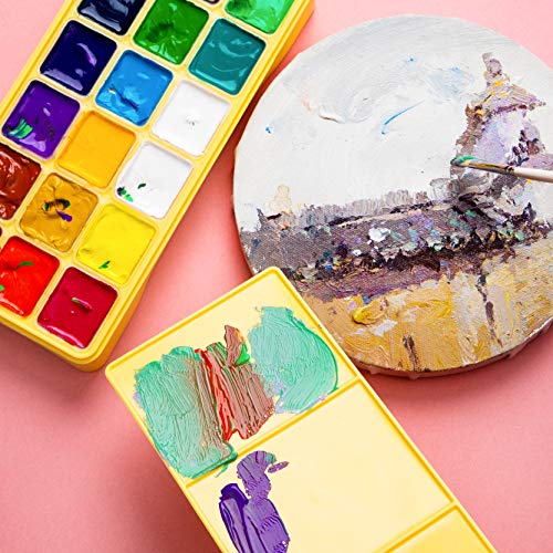 HIMI Gouache Paints Set, 18 Colors, 30g, jelly gouache paint set, Non Toxic Paint for Canvas and Paper, Art Supplies for Professionals, and More HIMI