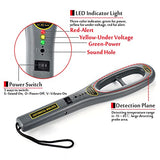 Hand Held Metal Detector,V-Resourcing Portable High Sensitivity Metal Detector for Security Inspection V·RESOURCING