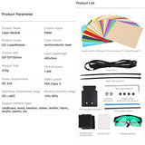 Official Creality Ender-3 S1/S1 Pro CV-Laser Module 24V 1.6W Laser Engraving for 3D Printer, Safety Protection, Precise Focusing, Soot Absorption, Lokkr