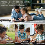 Arteza Scratch Paper, Set of 42 Sheets, 10.9 x 8.2 Inches, Includes 4 Unique Patterns, 4 Scratchers, 4 Stencils, 4 Post Cards, Art Supplies for Craft ARTEZA