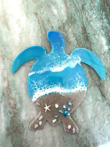 Unfinished Wood Sea Turtle Shape - Ocean - Nursery - Craft - up to 24" DIY 42" / 3/4" 24 Hour Crafts