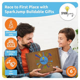 SparkJump Build & Paint Your Own Wooden Cars - Creative & Fun Arts & Crafts for Kids - Woodworking Kit for Kids - Easy to Assemble Wooden Cars to SparkJump