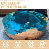 Puduo Epoxy Resin Kit 72OZ，Newly Formulated Crystal Clear Epoxy Resin，Strong, Bubble-Free, Anti-Yellowing Art Resin That，Suitable for Casting, DIY, Puduo