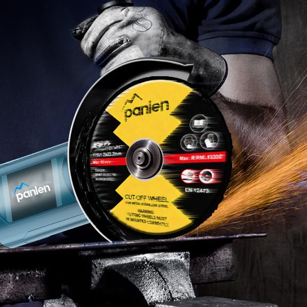 Panlen 25 PCS 3" x3/64x3/8 Cut Off Wheels for Metal, Thin Cutting Discs,Fits Any Angle Grinder or Power Air Tool panlen