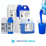 BBDINO Silicone Mold Making Kit,Liquid Silicone for Mold Making 30A Sapphire Blue,High Strength Silicone Rubber Mold Making Kit,1:1 by Volume Ideal BBDINO