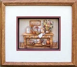 DSC Country Jugs Gardening Bench Paper Tole 3D Decoupage Craft Kit Size 8x10 inches 18582 (The Additional Pictures Show This Craft Kit Assembled and DSC