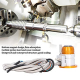 BTER CNC Automatic Tool Sensor Gauge, DC 24V Normally Closed CNC Z Axis Tool Setter, High Accuracy Aluminum Alloy Z Axis Probe Tool Touch Sensor BTER