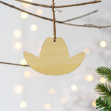 30 Pieces Wooden Cowboy Hat Tags Unfinished Wood Hanging Cowboy Hat Tags Natural Blank Wooden Hat Cutouts Labels DIY Wooden Cowboy Hat Tags with Xonzmmk