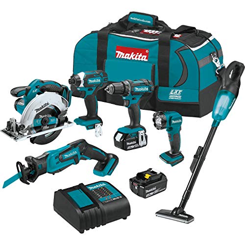 Makita XT614SX1 18V LXT® Lithium-Ion Cordless 6-Pc. Combo Kit (3.0Ah) - WoodArtSupply