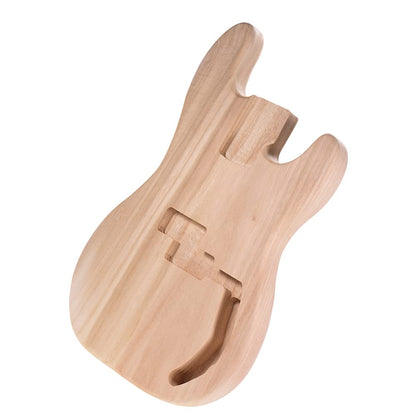 JINGFENG PB-T02 Unfinished Electric Guitar Body Sycamore Wood Blank Guitar Barrel for PB Style Bass Guitars DIY Parts - WoodArtSupply