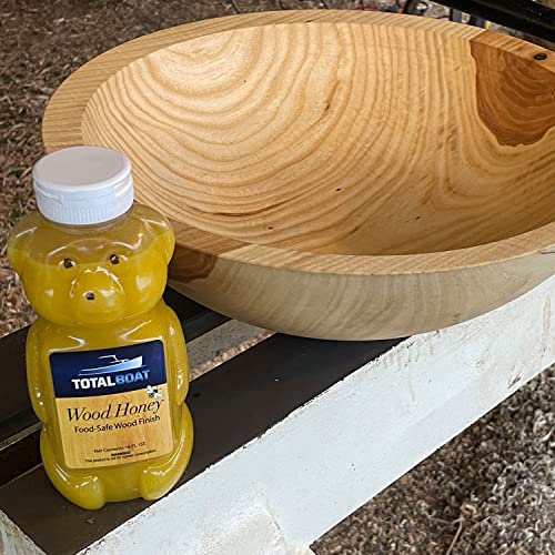 TotalBoat Wood Honey Food Safe Wood Finish - Wood Oil for Cutting Boards & Butcher Blocks (8 oz) TotalBoat