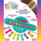 Just My Style Fashion Punch Style & Stitch Loom, Friendship Bracelet Kit, Jewelry Making Activity, Great for Birthday Parties, Sleepovers & Travel, Just My Style