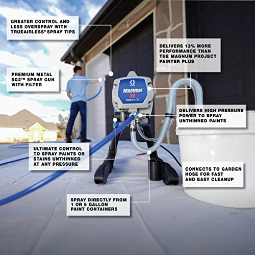 Graco Magnum 262800 X5 Stand Airless Paint Sprayer, Blue Graco
