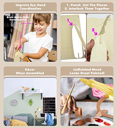 Puzzled F15 Fighterplane Woodcraft Construction Kit Puzzled