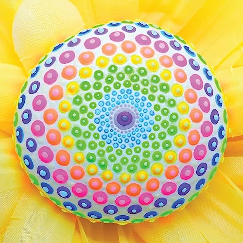 Craft Maker: Glow in The Dark Rock Painting - DIY Box Set for Adults, Neon & Glowing Paint Included, Unique Easy-to-Follow Projects, Arts & Crafts Hinkler