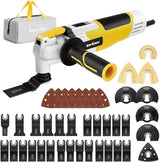 ENVENTOR Oscillating Multi Tools, 2.5A Electric Oscillating Saw Corded with 43PCS Accessories, 15000-22000 OPM, 6 Variable Speeds, 3°Oscillation Enventor