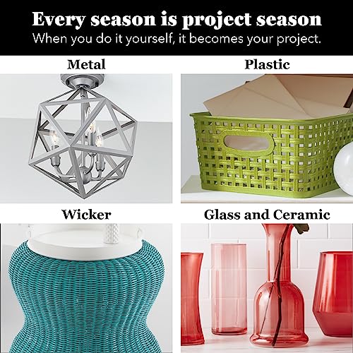 Krylon KSCB028 Short Cuts Brush-On Paint, 1-Ounce, Flat Black Krylon