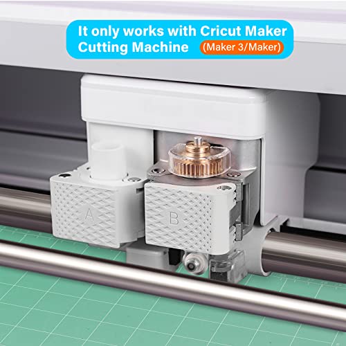 Rotary Blade+Drive Housing Works for Cricut Maker 3, Cricut Accessories for Cardstock, Foil Poster, Kraft Board, Fabric, Quilting Squares, Sewing Giftgorde